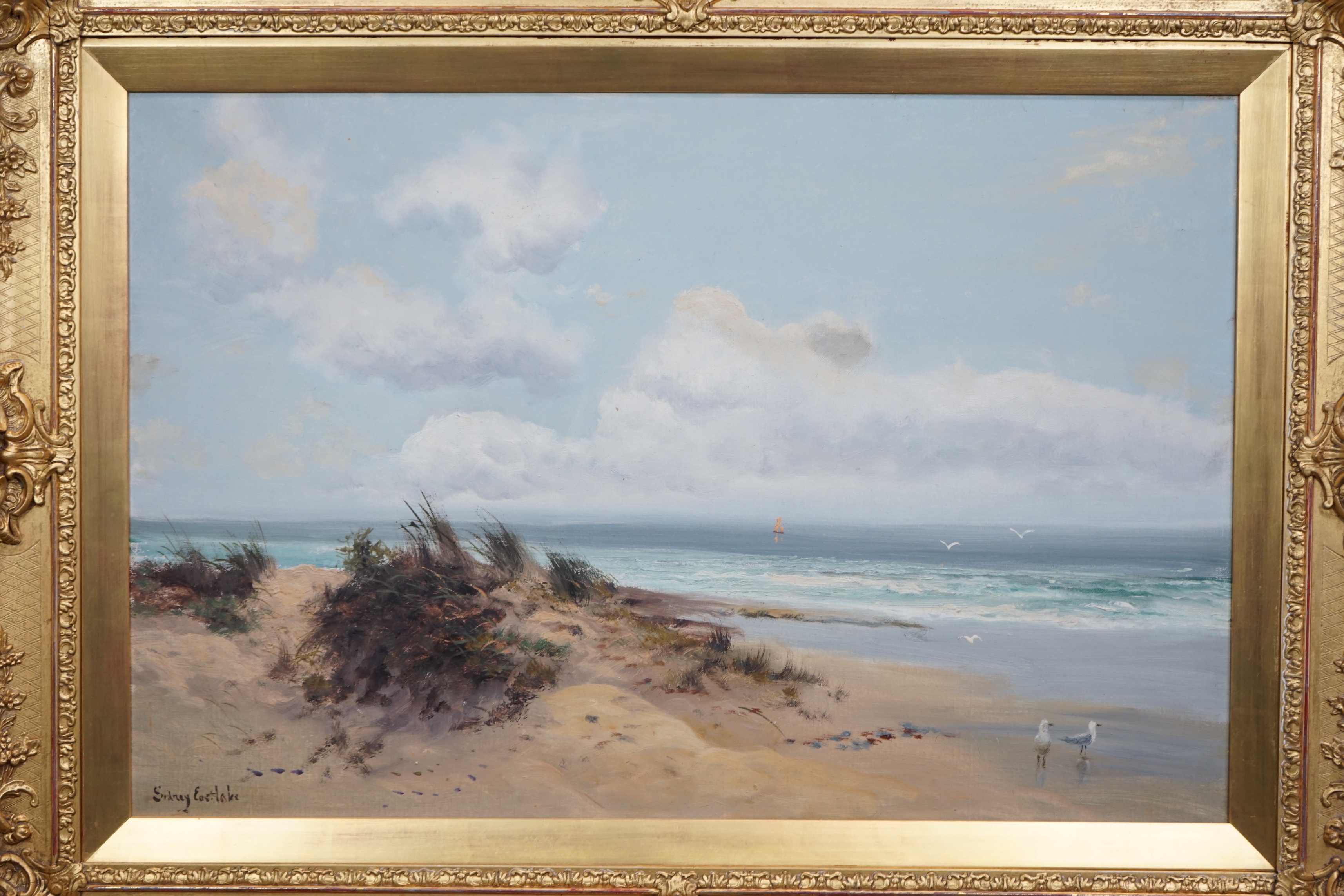 Sidney Eastlake (British, late 19th century), 'The Conway', oil on canvas, 50 x 76cm